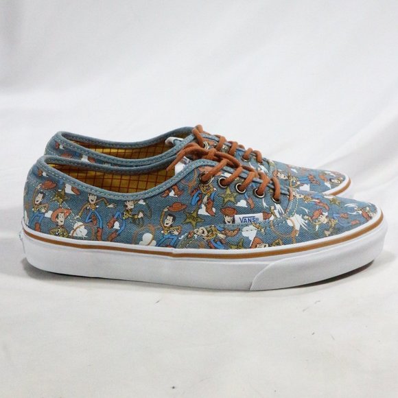 VANS Authentic Toy Story Woody True White Sneakers Sz 10.5 US Men - Picture 5 of 13